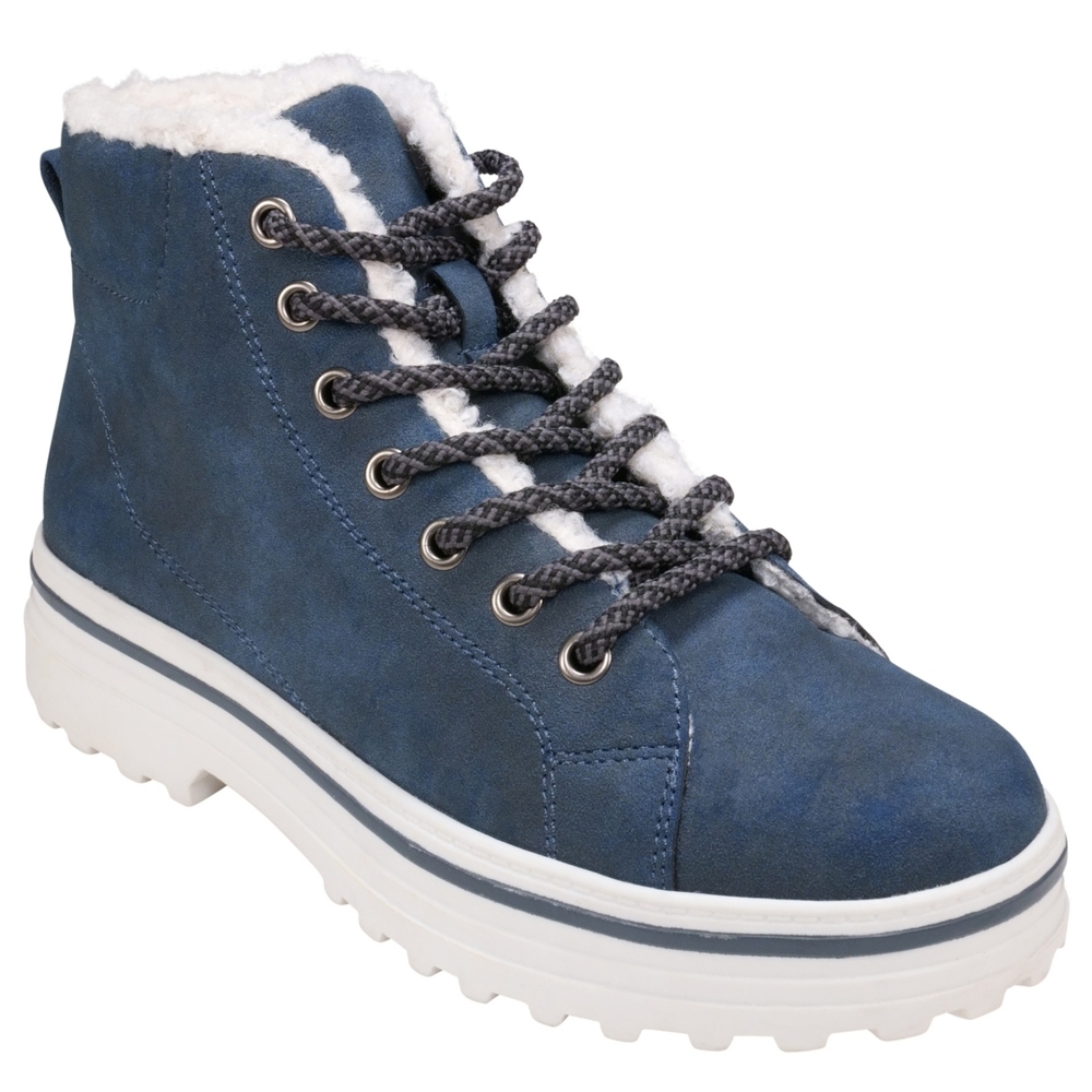 GC SHOES Justine Lace-up Navy Bootie - Blue - 9.5. Like New - Picture 1 of 8